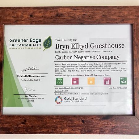 Bryn Elltyd Eco House Guest House Blaenau Ffestiniog Bagian luar foto